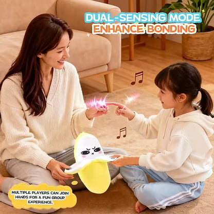 Banana Plush Toy-USB Rechargeable Electric Motion Sensor Music Interactive Toy