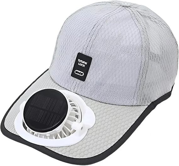 🔥Buy 2 Free Shipping ✨Cooling Solar Fan Hat – UV Protection & Breathable Mesh