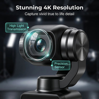 Xtra MuseTM Pro — 2.5K AI Pocket Camera with 180° Rotating Lens