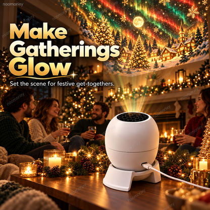 🎄 Christmas Wonderland Projector Light – Bring Santa’s Magic to Your Walls & Ceiling ✨