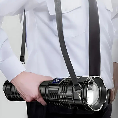 2-in-1 Portable Strong Flashlight Power Bank