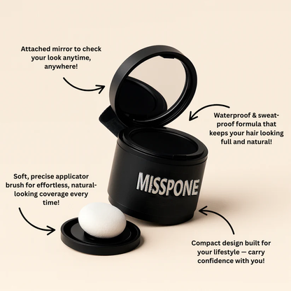 🔥Instant Hairline & Bald Spot Powder-Thicker-Looking Hair in 30 Seconds.For men & women with thinning hairline, part, or crown. Confidence All Day.