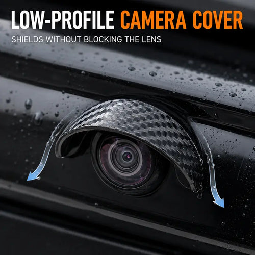 🚗📷 4-Piece Rearview Camera Rain Cover Set – Universal Weather Shield for Clearer Parking View ☔