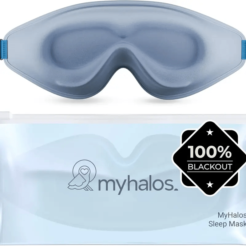 3D Blackout Sleep Mask - Lightweight, Lash Friendly and Zero Eye Pressure