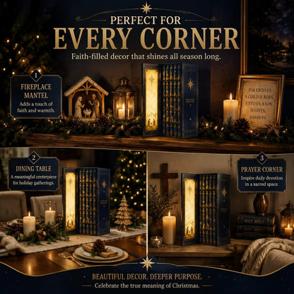 ✝️Bethlehem Star Gate – 25-Day Christian Christmas Advent Calendar with Mini Bible Story Books📚