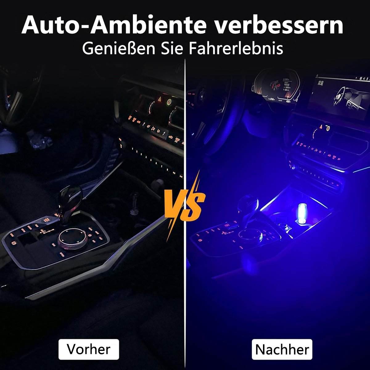 💡USB-Nachtlichtbirne fürs Auto