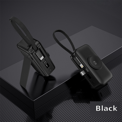5000mAh 3-in-1 Magnetic Wireless Power Bank – Fast Charging for iPhone, Apple Watch & AirPods