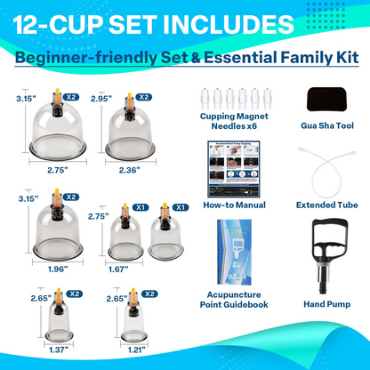 🏺 Finally, a Cupping Set That Won't Break – PC Material & Upgraded Pump