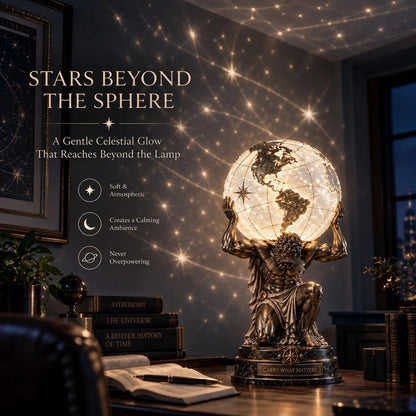 🔥😍🌍 Atlas Illuminated World Sphere Lamp🌌