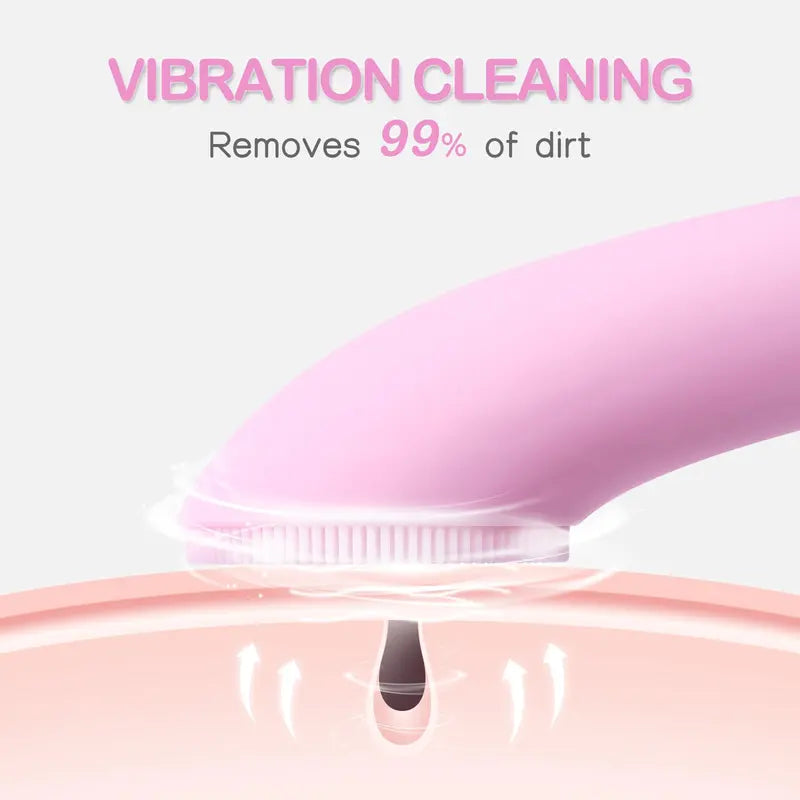 Heatable Vibrating Face Scrubber with Massage