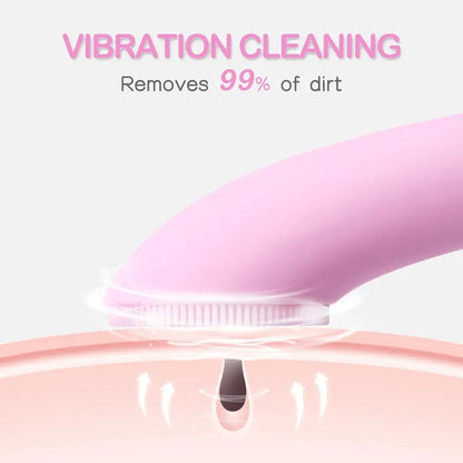 Heatable Vibrating Face Scrubber with Massage