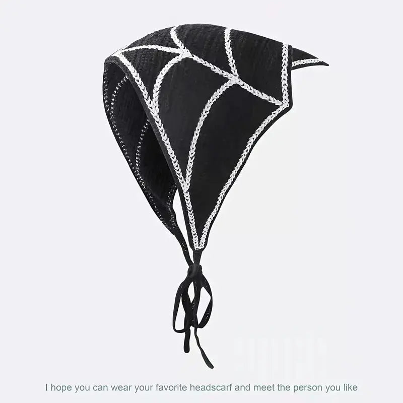 Women's Polyester Halloween Triangle Bandana Hair Accessory
