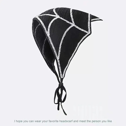 Women's Polyester Halloween Triangle Bandana Hair Accessory