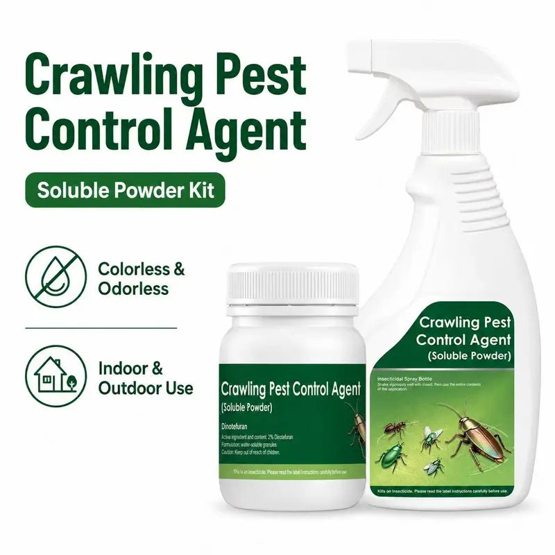 Multi-Purpose Pest Control Kit – For Roaches, Ants, Spiders, Bed Bugs & 40+ Household Pests