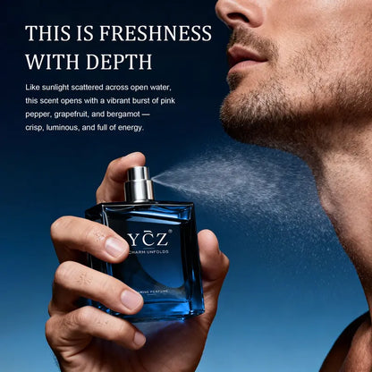 Midnight Marine Eau de Parfum Men's Fragrance - Aromatic Marine Scent, Magnetic, Sensual, Long-Lasting