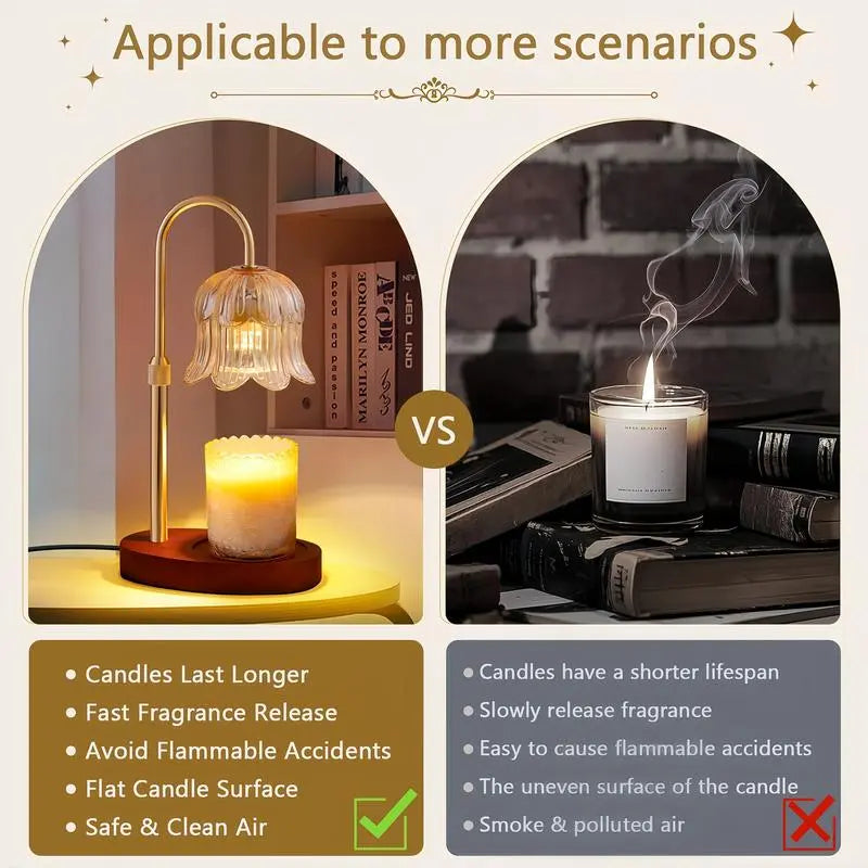 Modern Metal Candle Warmer Lamp