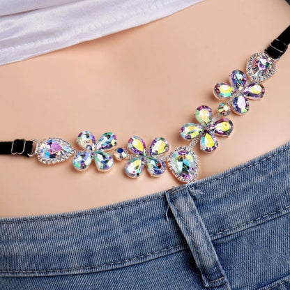 Women's Sexy Rhinestone Mesh Thong