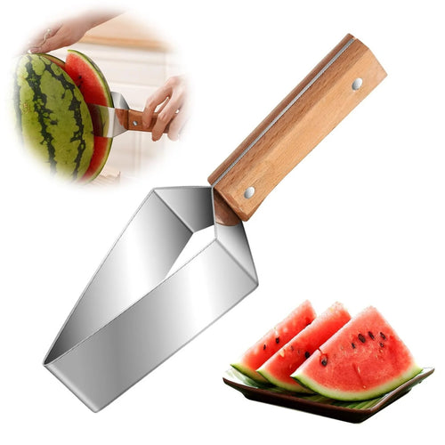 🔥2PCS-Stainless steel watermelon slicer, multi-functional fruit slicer, fruit divider, watermelon cutting tool