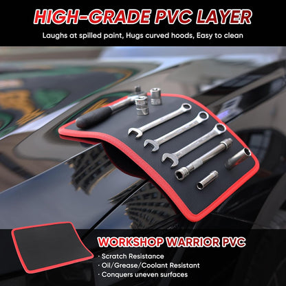 🧲Magnetic Tool Tray & Mat – IP-Safe, Flexible, Non-Slip Workshop Organizer