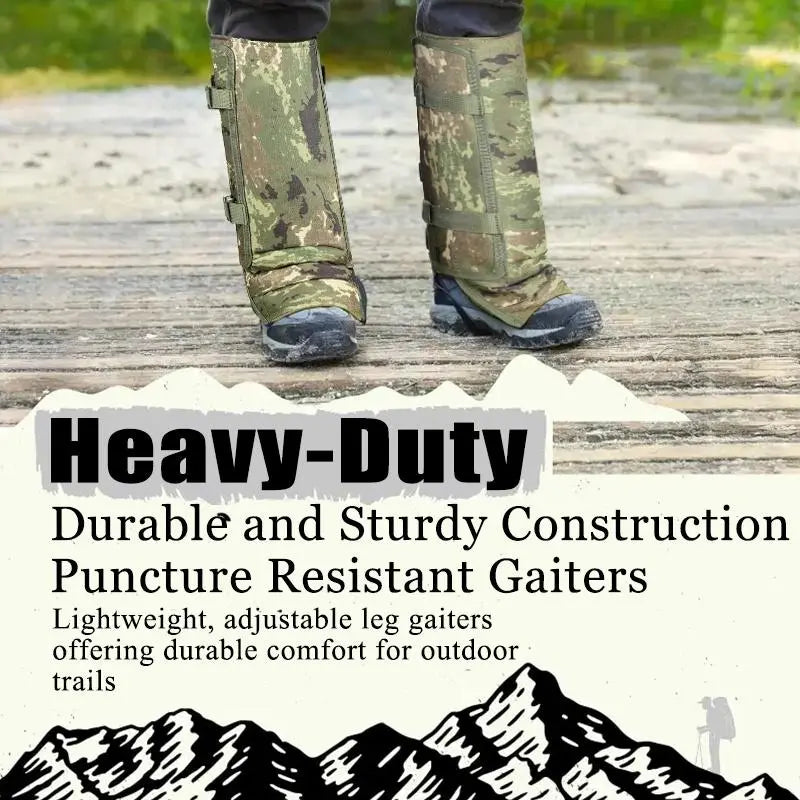 🐍🛡️Unisex Adjustable Outdoor Snake-Resistant Leg Gaiters