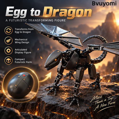 This Egg Transforms Into a Dragon 🐉 – 2-in-1 Mechanical Dragon Figure