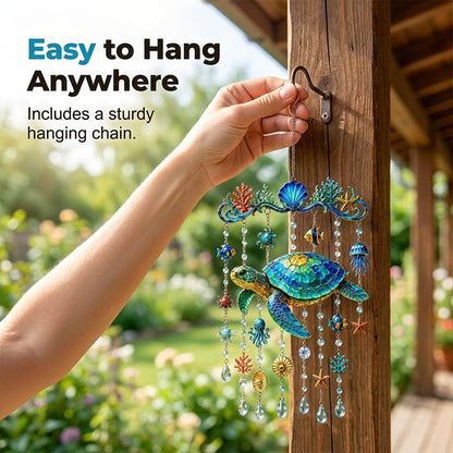 🐢Ocean Animal Acrylic Wind Chime✨