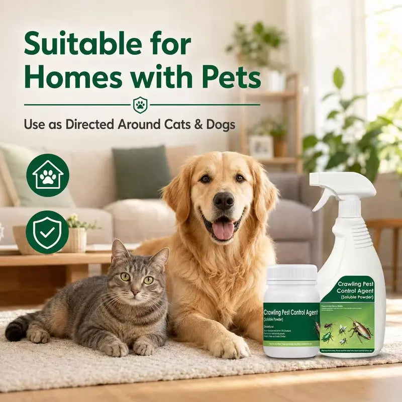 Multi-Purpose Pest Control Kit – For Roaches, Ants, Spiders, Bed Bugs & 40+ Household Pests