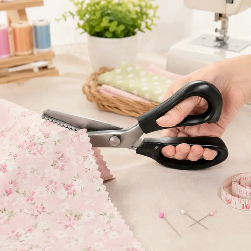 Stainless Steel Zig Zag Pinking Shears with Serrated Teeth