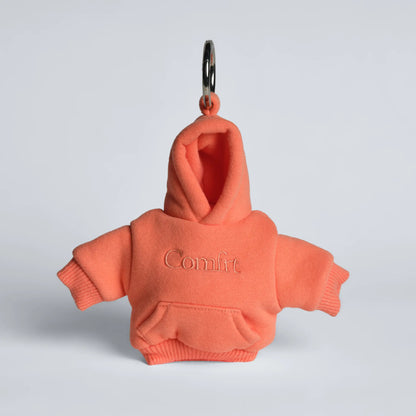 Comfrt | Hoodie Keychain | Miniature Stress Ball Hoodie Clip-On Keychain Charm