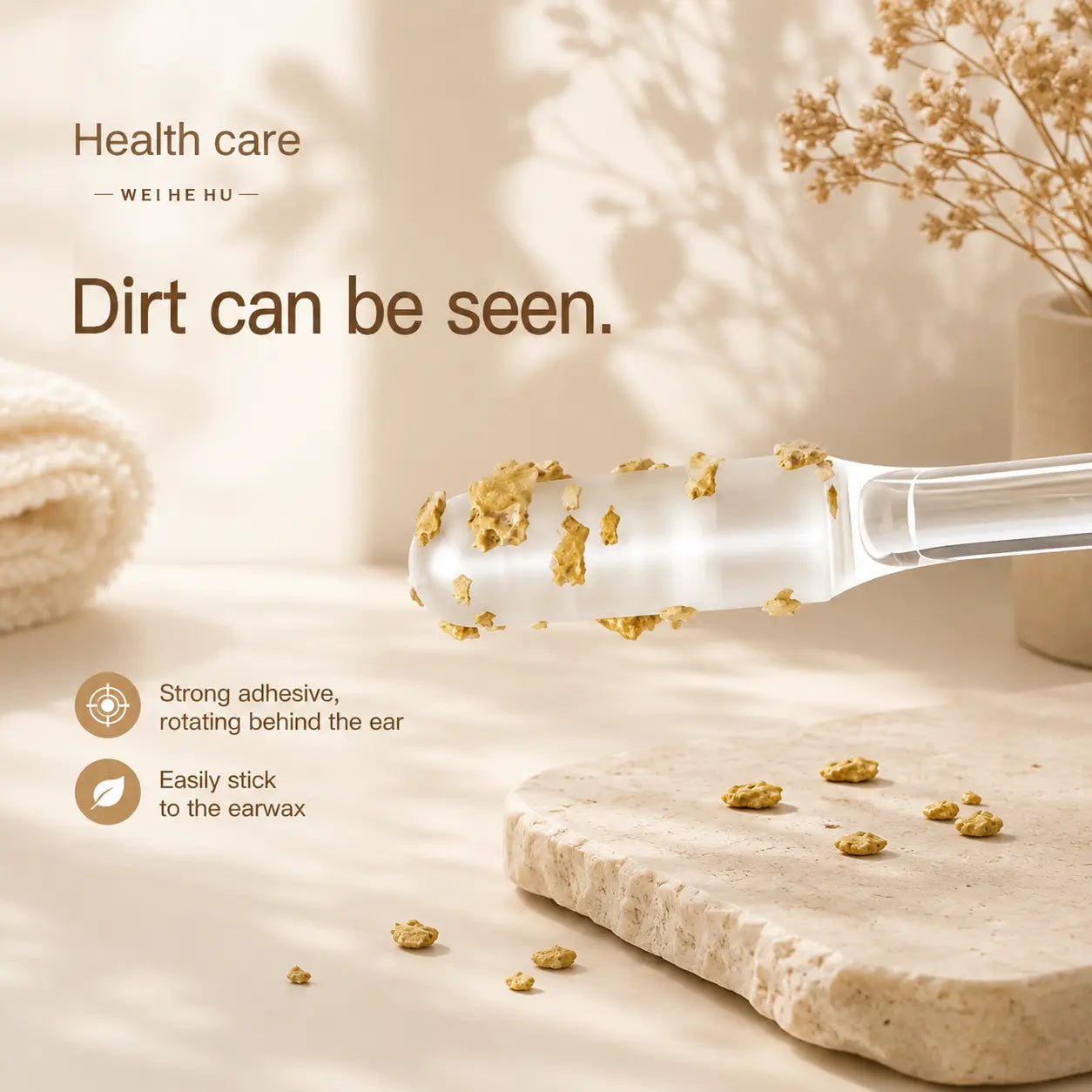 Reusable Sticky Ear Cleaning Stick for Gentle Ear Hygiene
