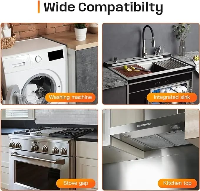 🔥HOT SALE 49% OFF🎁Stainless Steel Stove Gap Covers (2 pcs)