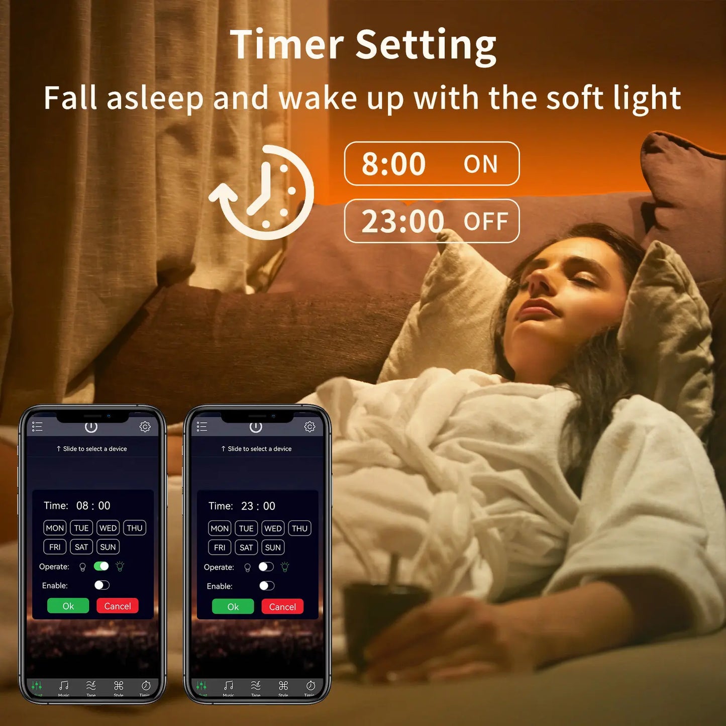 Smart RGB LED Strip Lights – Music Sync, App & Remote Control, Ultra-Long Customizable Mood Lighting