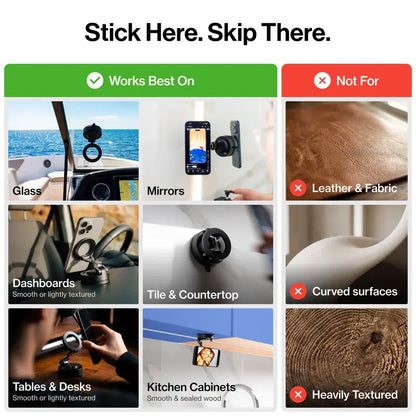 Phone Mount | NanoSuction & MagSafe