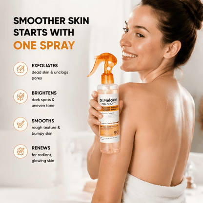 Dr. Melaxin PEEL SHOT 99% Kojic Acid + Turmeric Body Exfoliating Spray