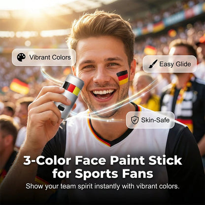 🎉National Flag Face Paint Stick for Sports Fans ⚽