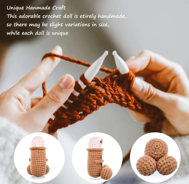 Funny Emotional Cute Crochet Doll