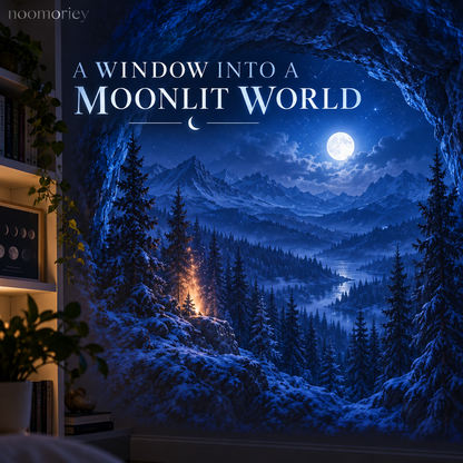 🏰 Dark Fantasy Scene Projector – Immersive Castle & Moonlit Room Decor