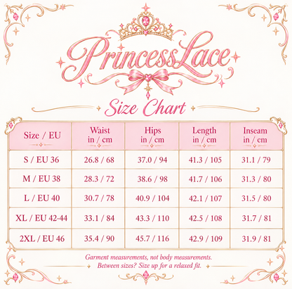 ✨PrincessLace Fairytale Flare Jeans with Lace Panels & Ribbon Bows 🎀