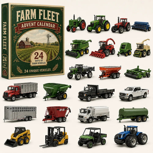 🚒 24-Day Vehicle Advent Calendar – Build A New Fleet Every Morning Before Christmas