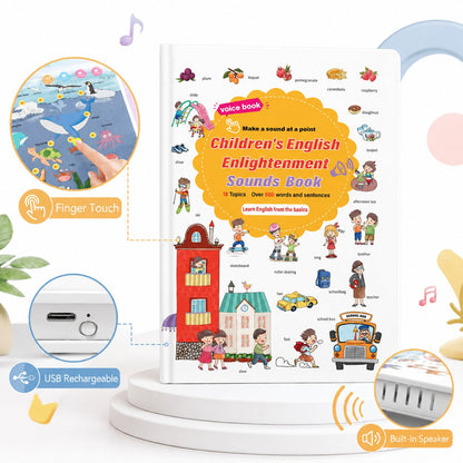 Children's English Enlightenment Finger Touch Sound Book