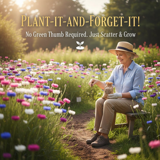 🔥50% OFF!🌼🌱 Super Hardy Cornflower Seeds | 200 Days of Color & Pollinator-Friendly