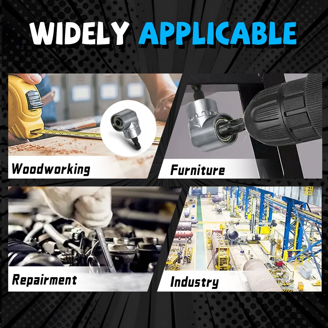 ✈Buy 6 Free Shipping🔧105 Degree Right Angle Drill Adapter