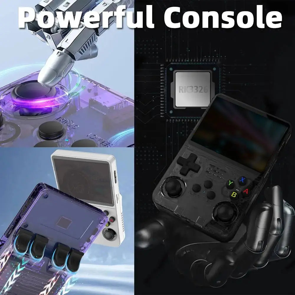 🎮 WUDS R36S Retro Handheld Game Console 3.5" HD IPS Screen Pocket Game Player