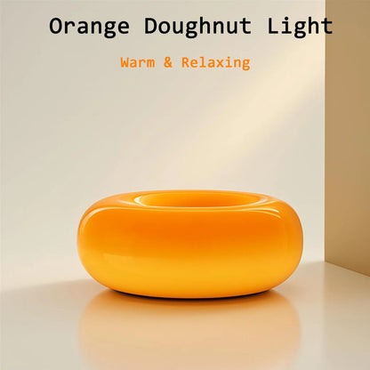 Aesthetic Doughnut LED Night Lamp – Cozy Warm Ambient Light