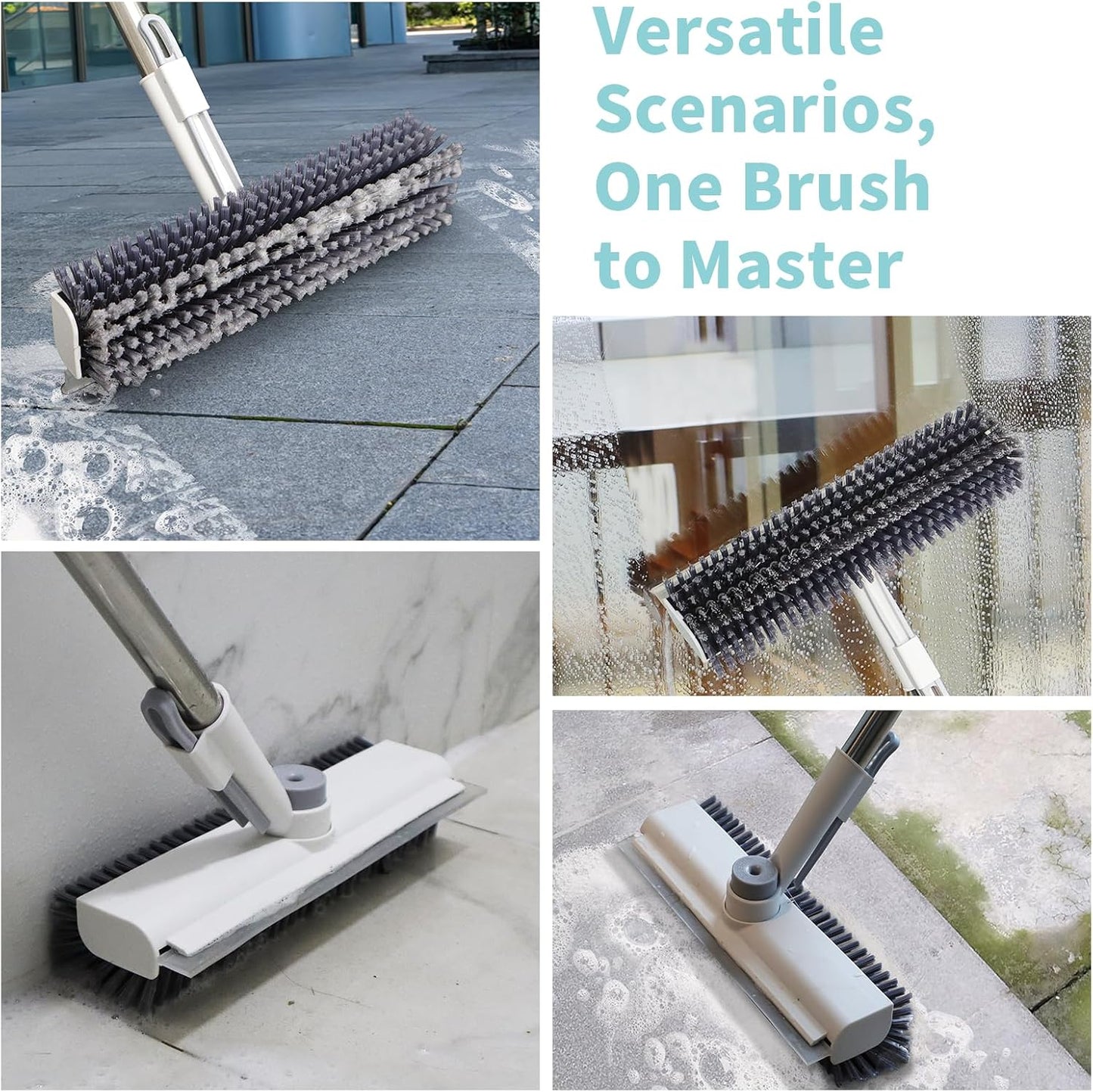 🧼 Heavy-Duty Floor Scrub Brush – Powerful Deep Cleaning for Stubborn Dirt, Tile & Grout