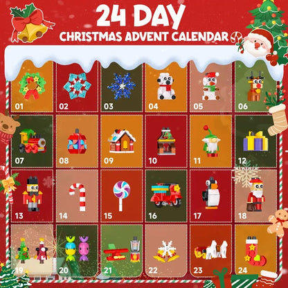 ⏳ FREE SHIPPING🎄24-Day Christmas Surprise Countdown Calendar🎁✨