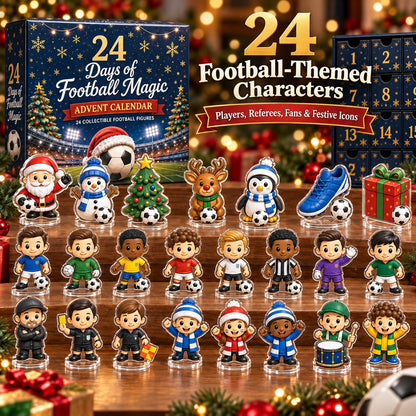 24-Day Christmas Advent Calendar | Football Team Collectible Figures