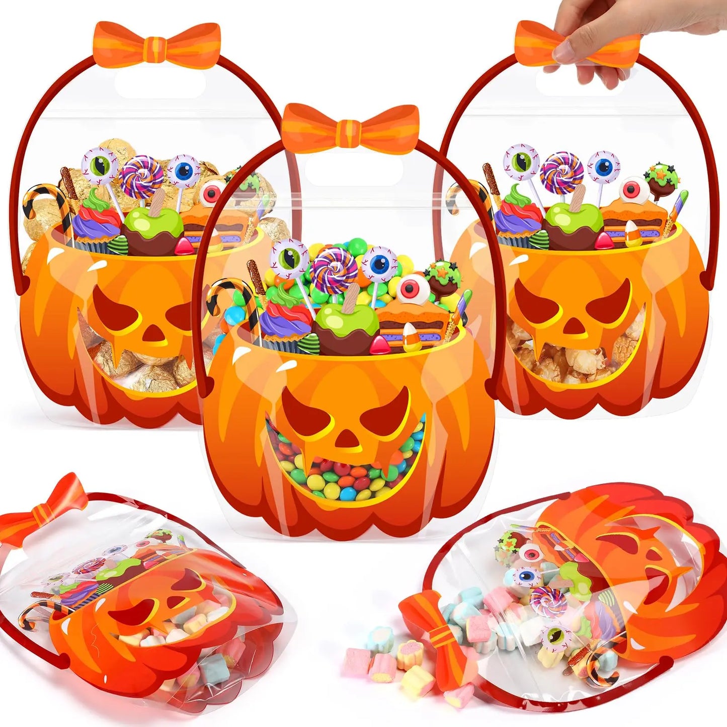 👻 Halloween Goodie Bags – Spooky Trick or Treat Candy Bags for Kids, Parties & Classroom