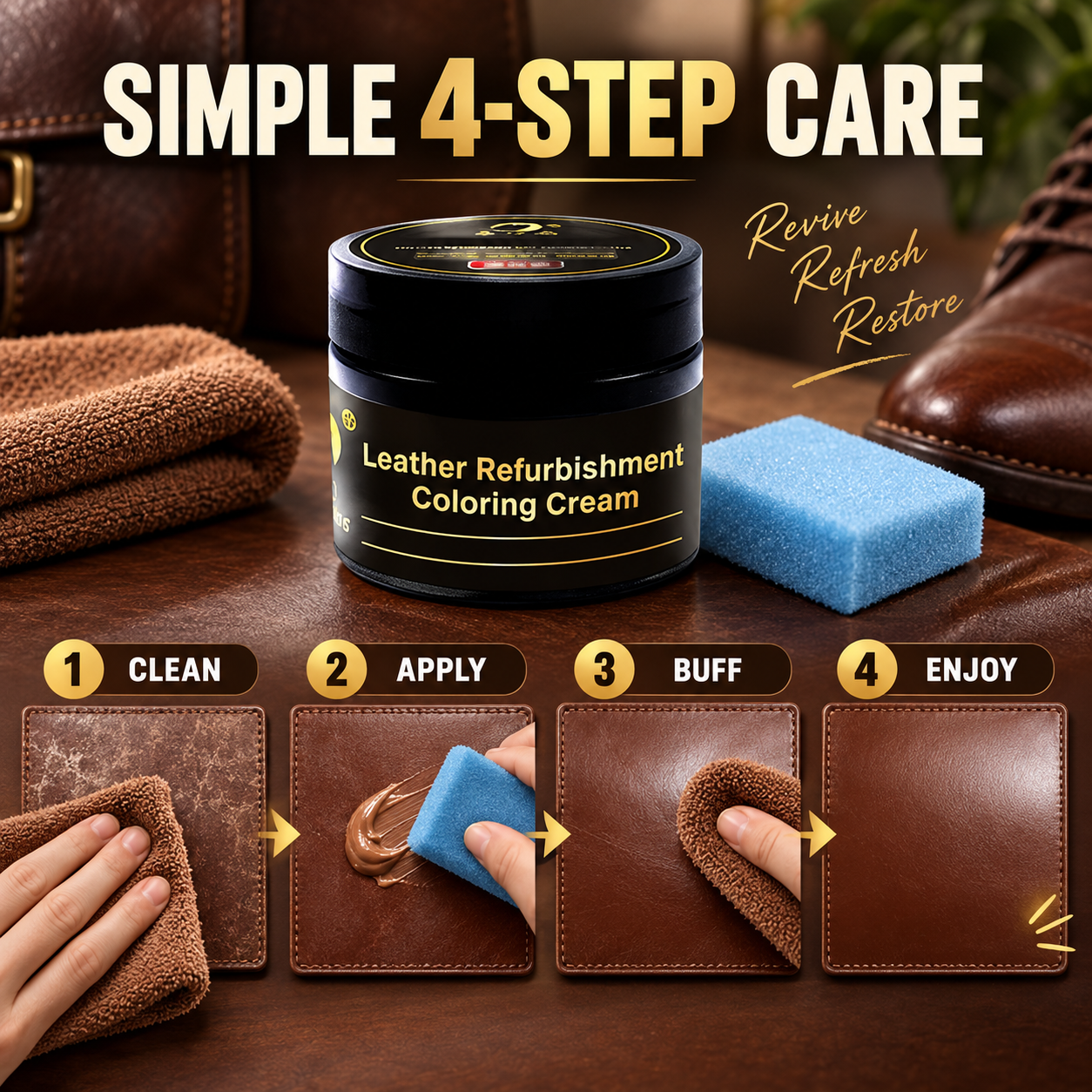 🔥Last Day 50% OFF- Leather Paint Kit