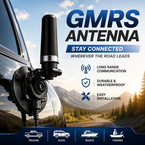 💯🔥 49% OFF - Universal GMRS Antenna Mount – Heavy-Duty Radio Antenna Bracket for Cars, SUVs, Trucks, Off-Road Vehicles & Boats